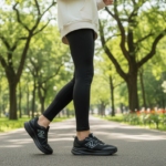 کتونی رانینگ زنانه مشکی سفید