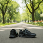 کتونی رانینگ زنانه مشکی سفید